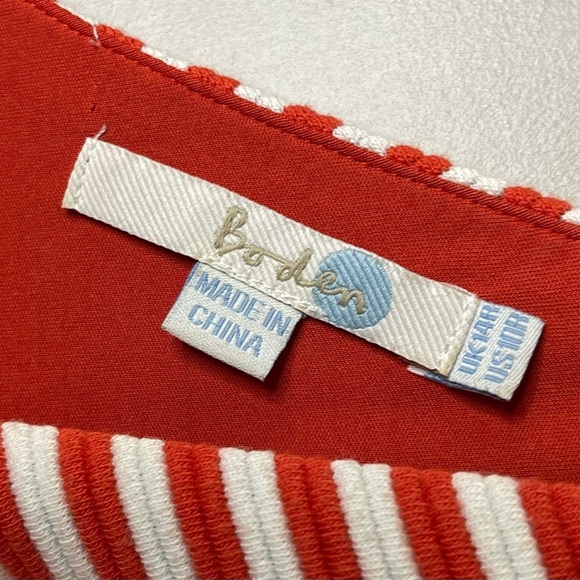 Boden Women's Belle Ponte Striped Sleeveless Dress Sz 10 - Picture 3 of 4